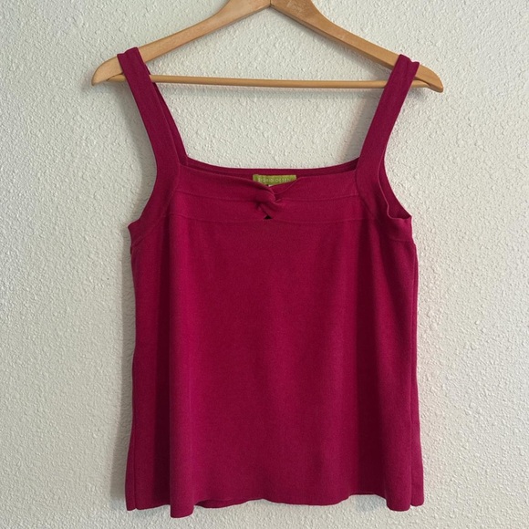 Sigrid Olsen Silk Blend Knit Tank Top - Picture 3 of 7
